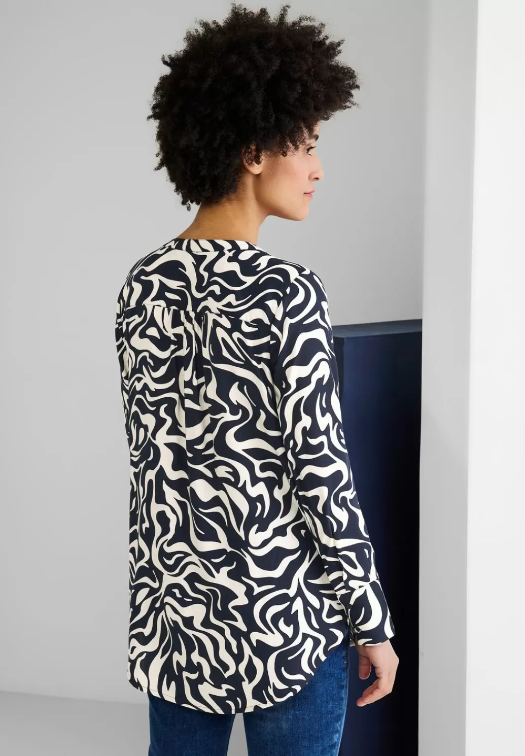 Street One Longbluse Mit Alloverprint^Damen Langarm Blusen