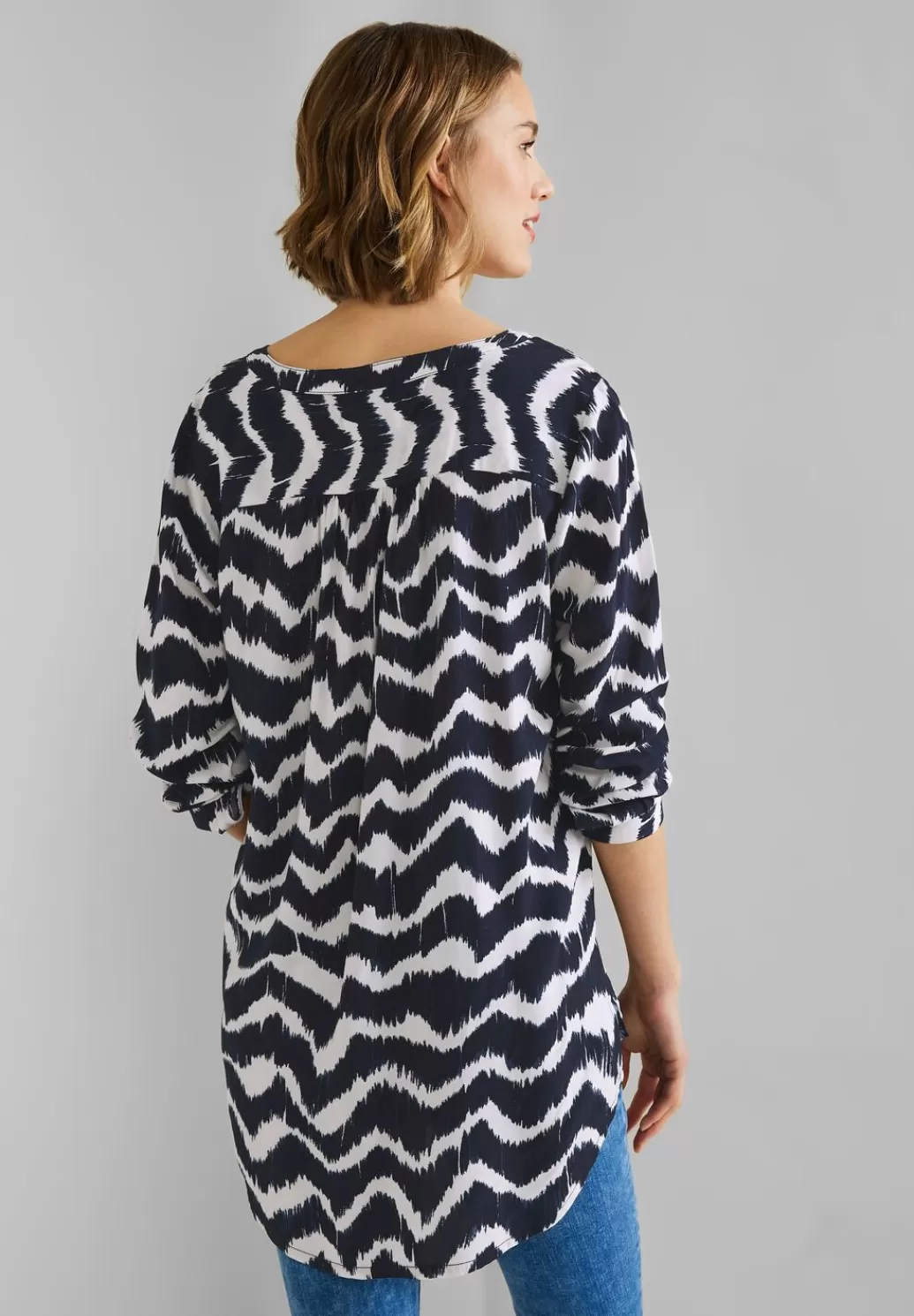 Street One Longbluse Mit Knopfleiste^Damen Langarm Blusen