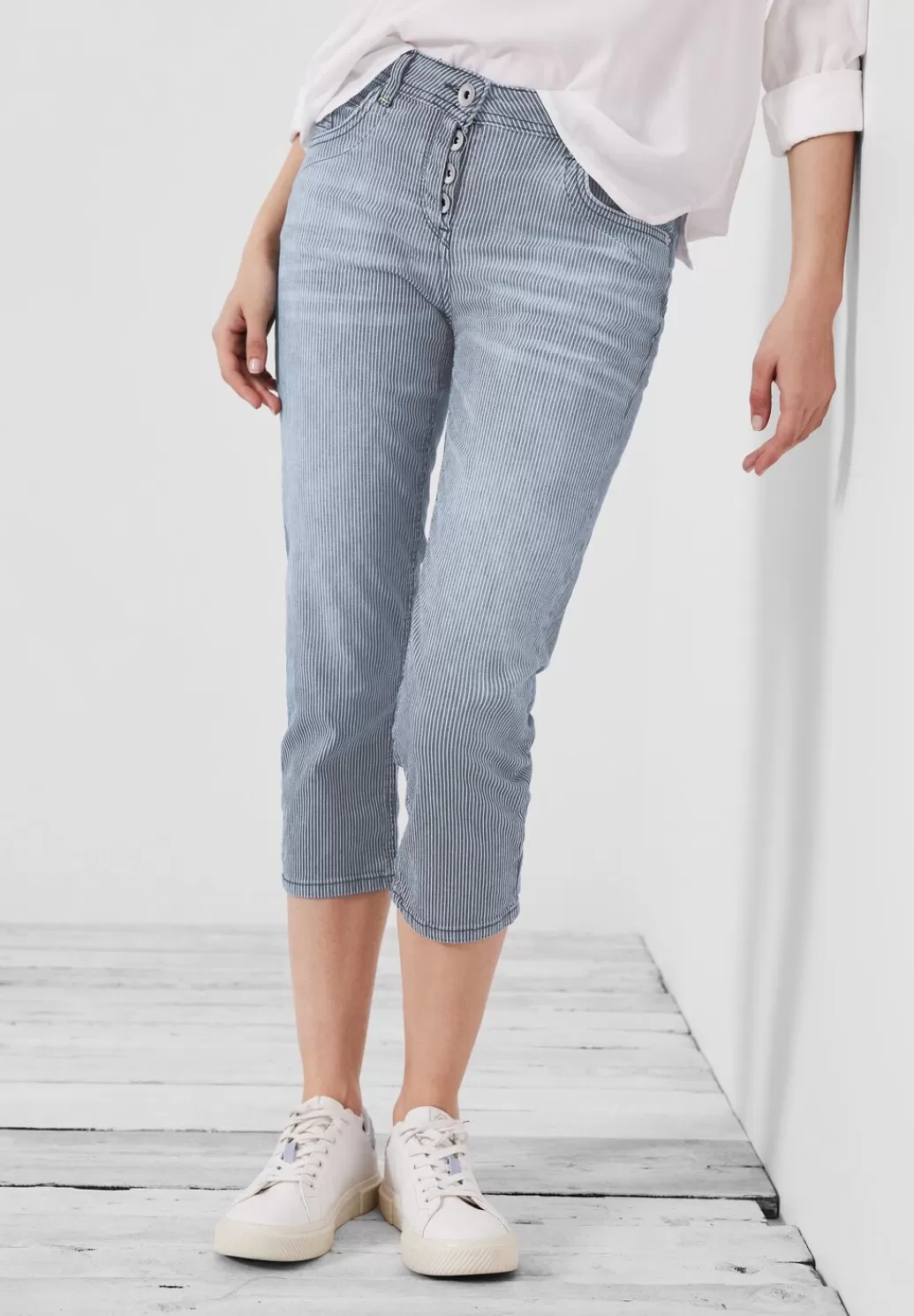 Street One Loose Fit Hose In 3/4 Lange^Damen 3/4 Jeans