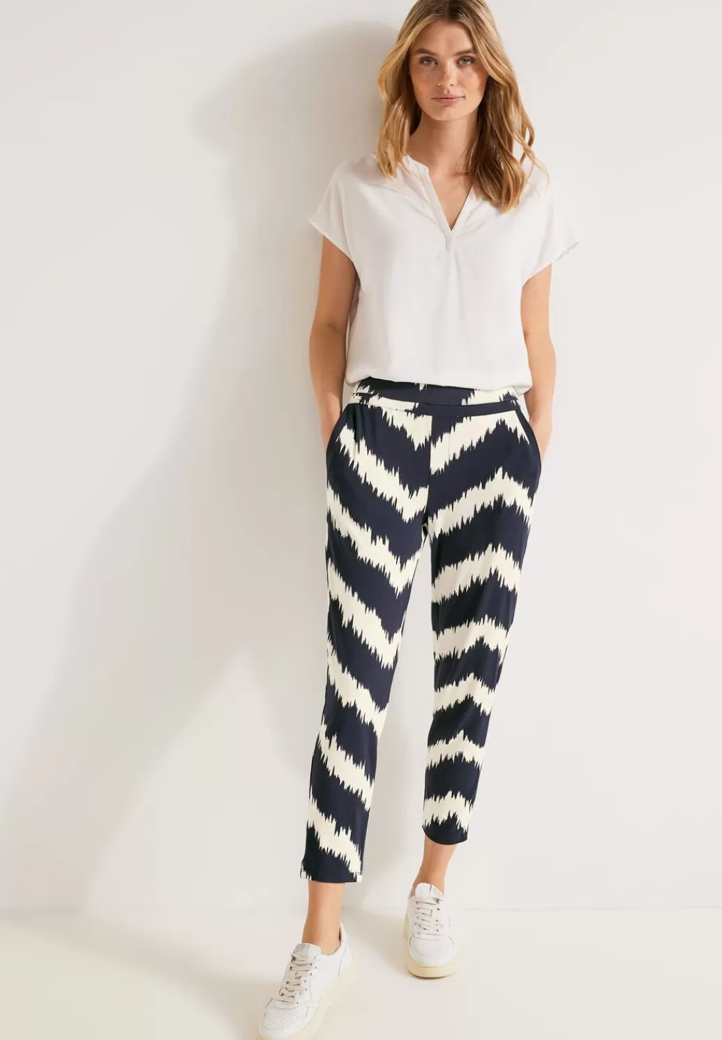 Street One Loose Fit Hose Mit Print^Damen Lange Hosen