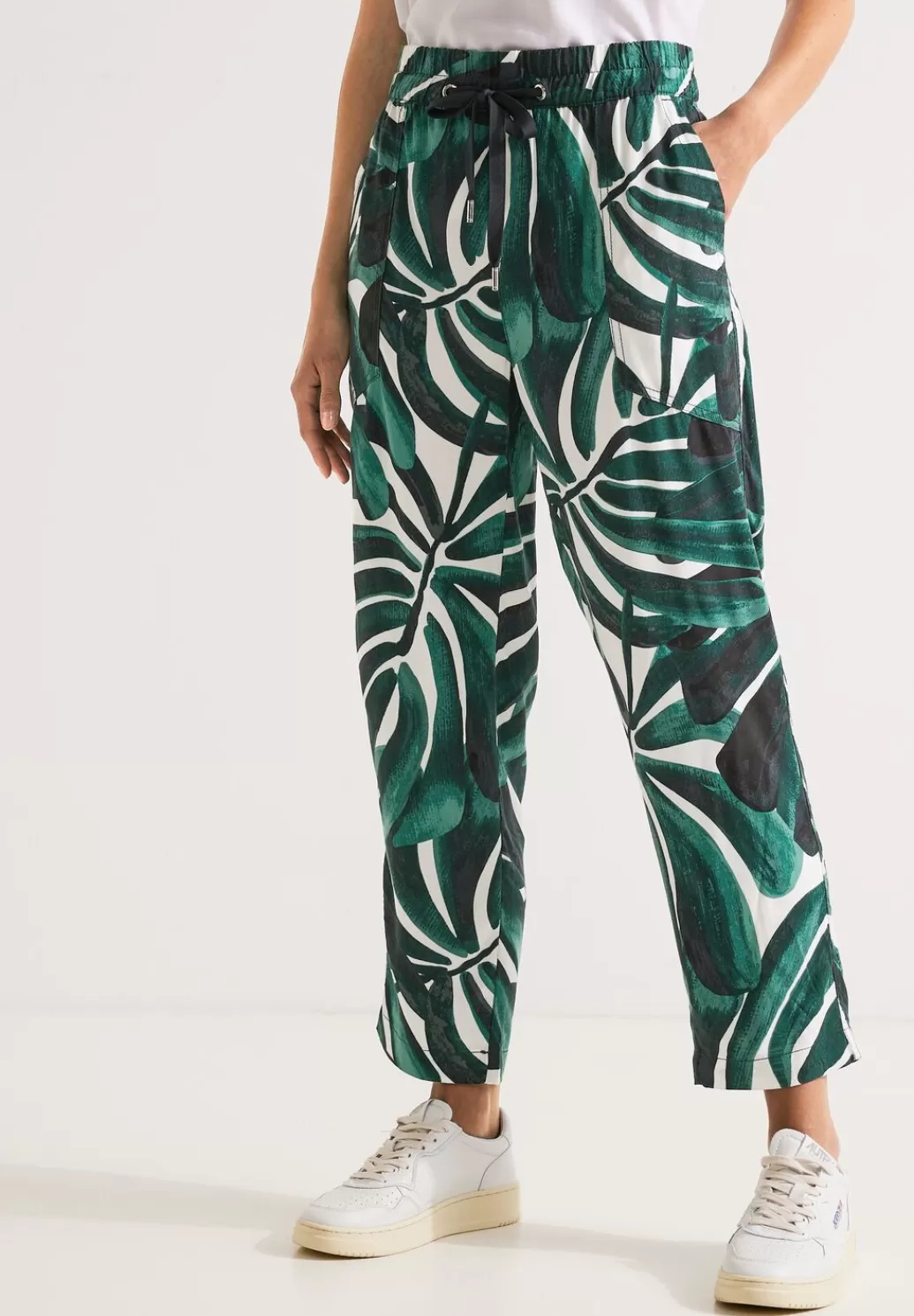 Street One Loose Fit Hose Mit Print^Damen Lange Hosen