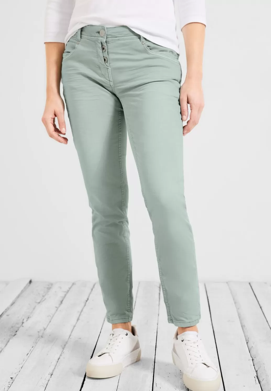 Street One Loose Fit Hose Mit Stretch^Damen Lange Hosen