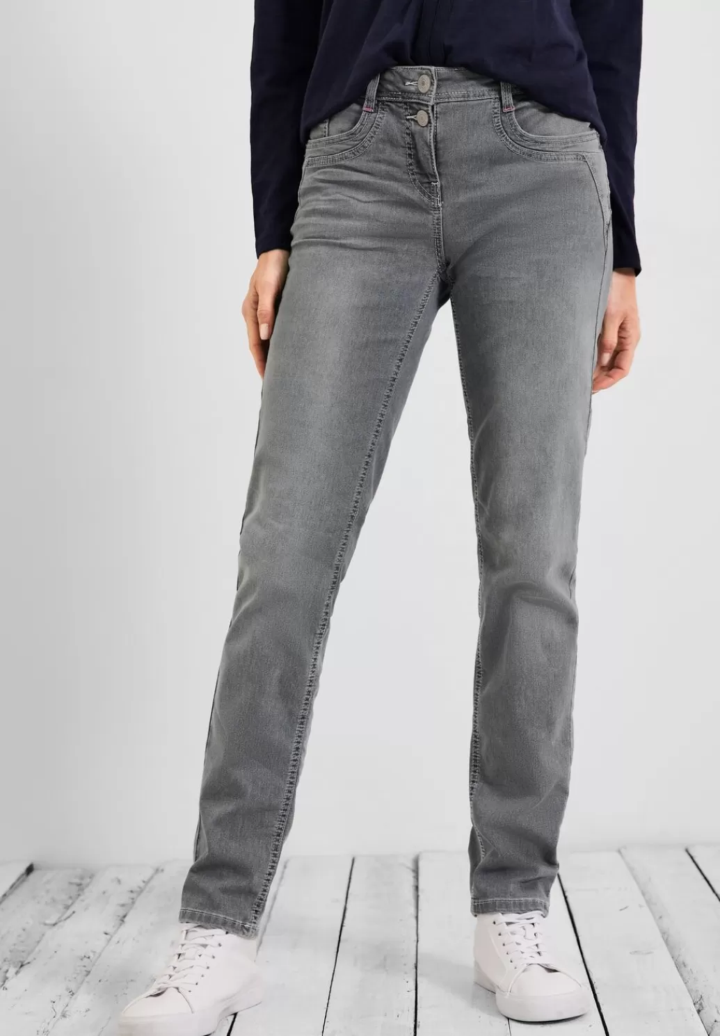 Street One Loose Fit Jeans^Damen Lange Jeans