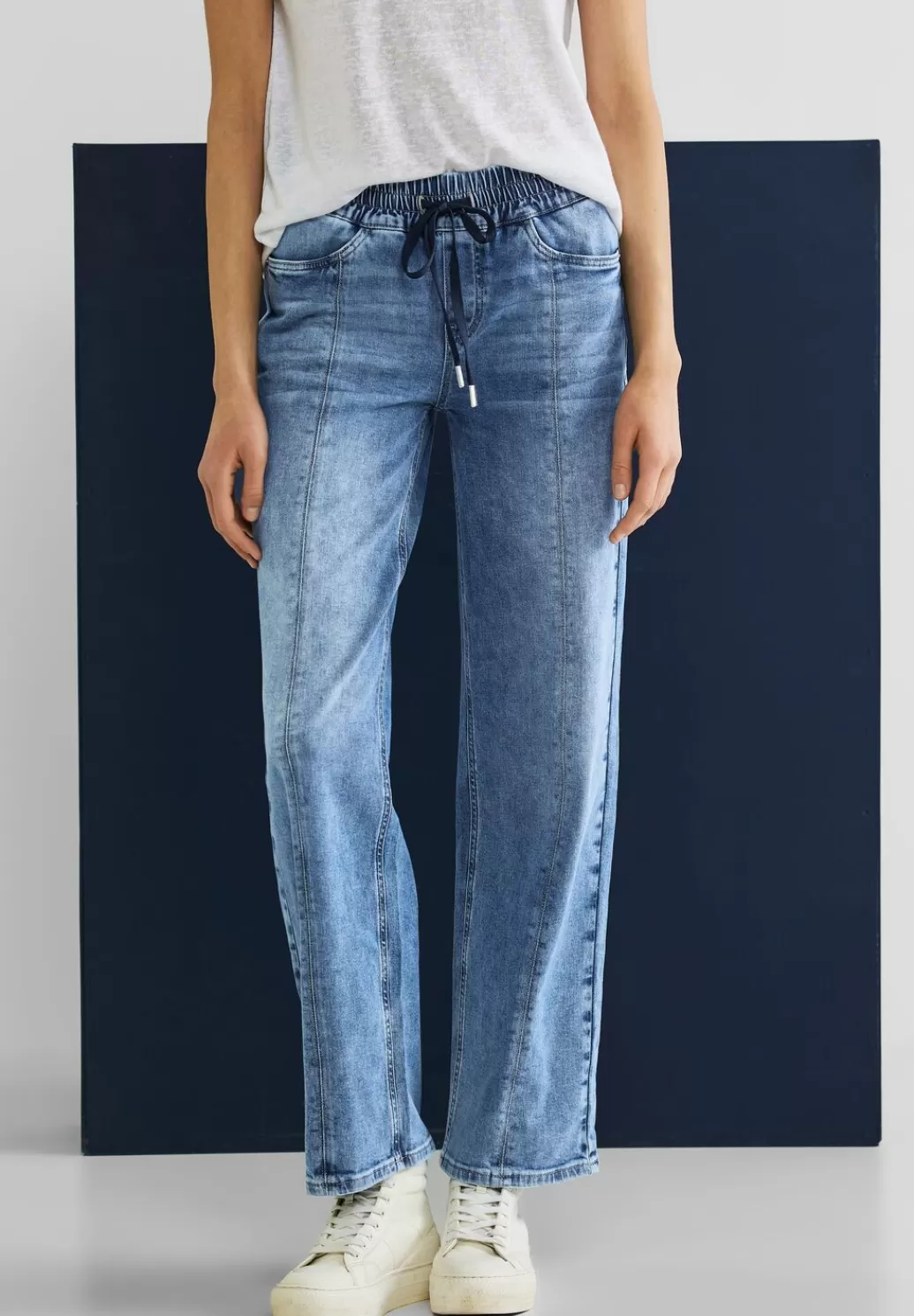 Street One Loose Fit Jeans^Damen Lange Jeans