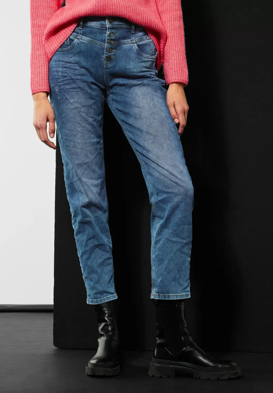 Street One Loose Fit Jeans^Damen Lange Jeans