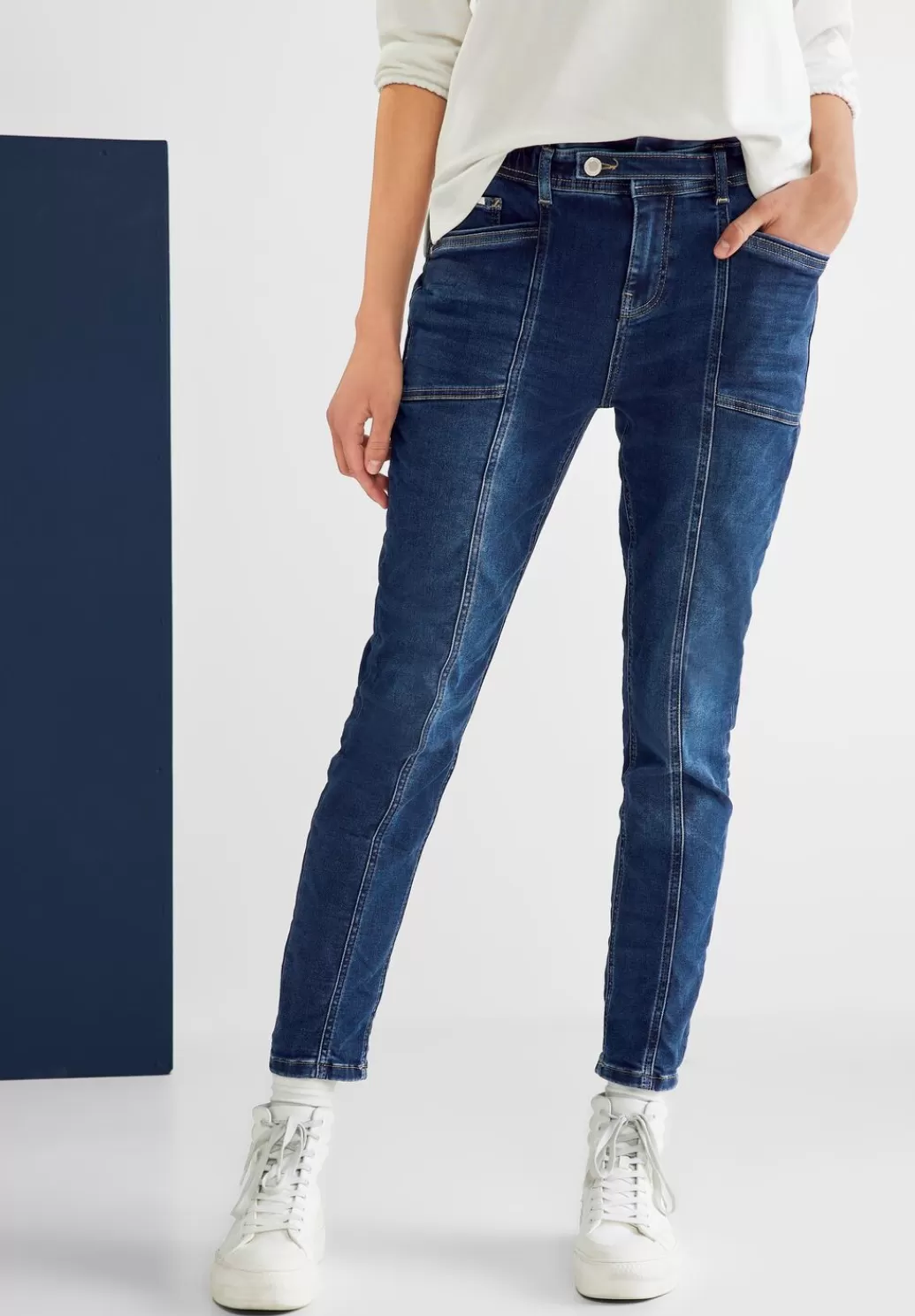 Street One Loose Fit Jeans^Damen Lange Jeans