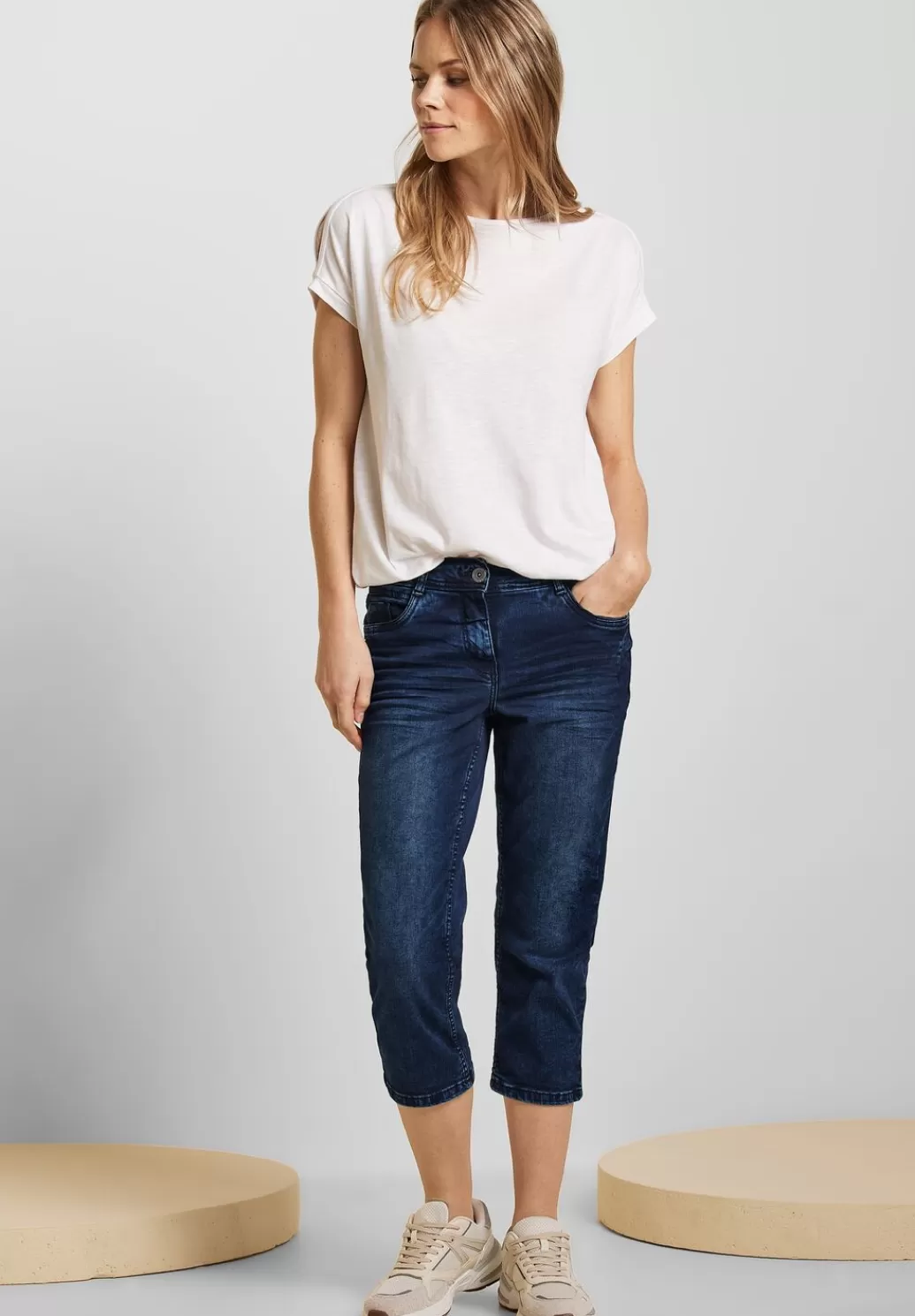 Street One Loose Fit Jeans In 3/4-Lange^Damen 3/4 Jeans