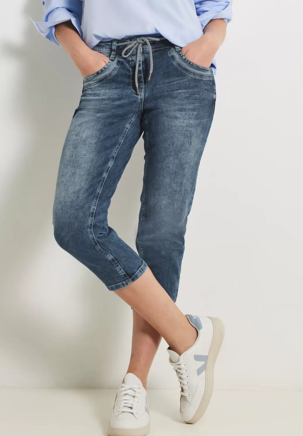 Street One Loose Fit Jeans In 3/4-Lange^Damen 3/4 Jeans