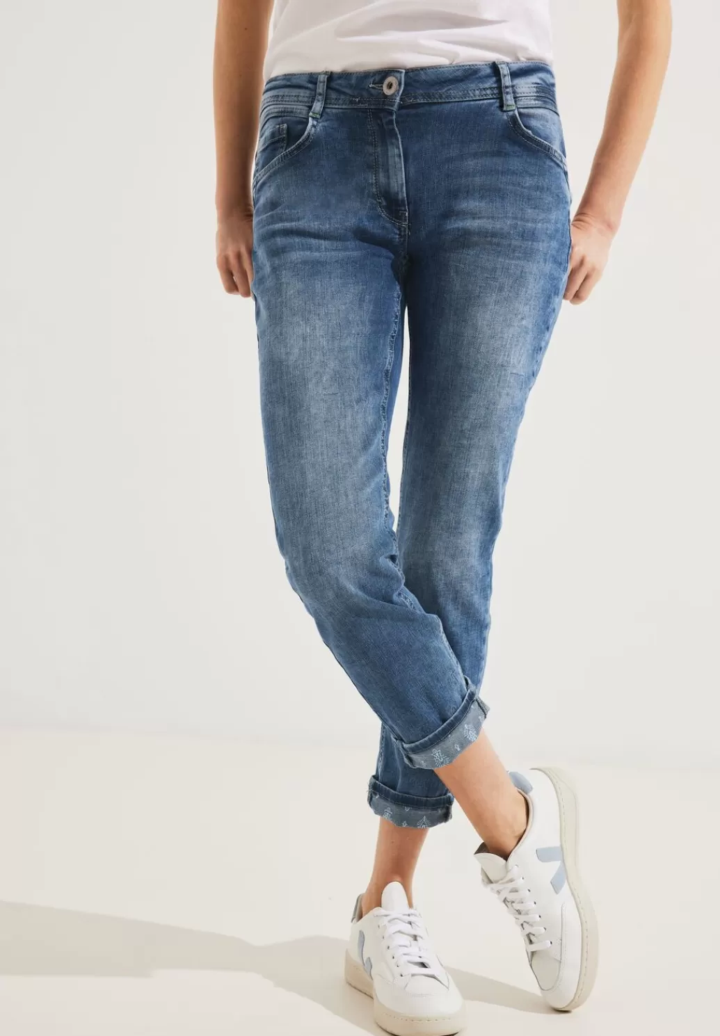 Street One Loose Fit Jeans In 3/4-Lange^Damen 3/4 Jeans