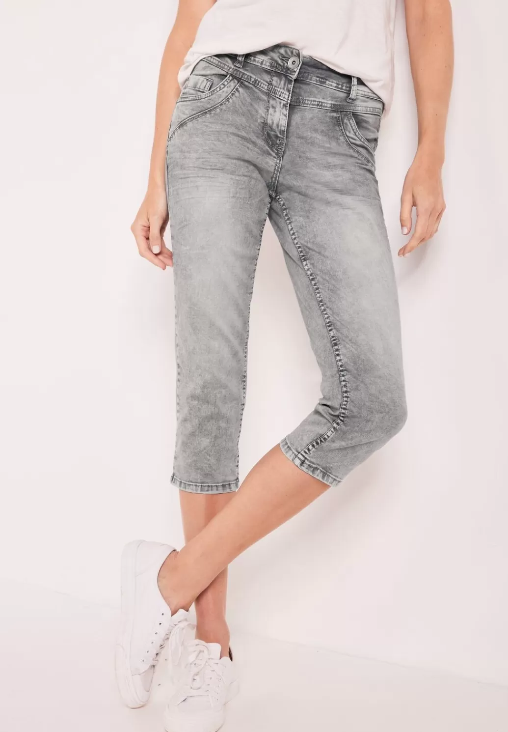 Street One Loose Fit Jeans In 3/4-Lange^Damen 3/4 Jeans