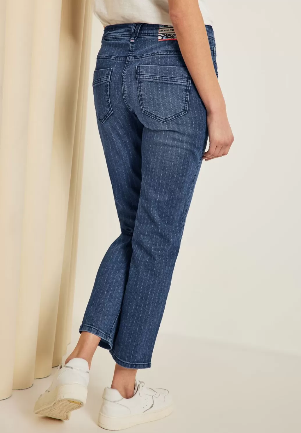 Street One Loose Fit Jeans Mit Streifen^Damen Lange Jeans