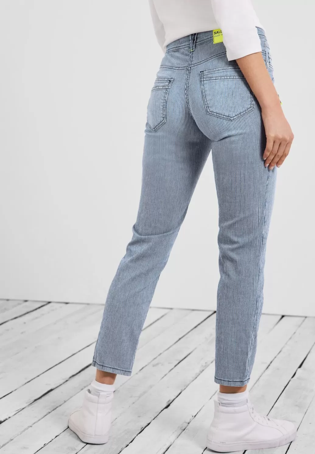 Street One Loose Fit Jeans Mit Streifen^Damen Lange Jeans