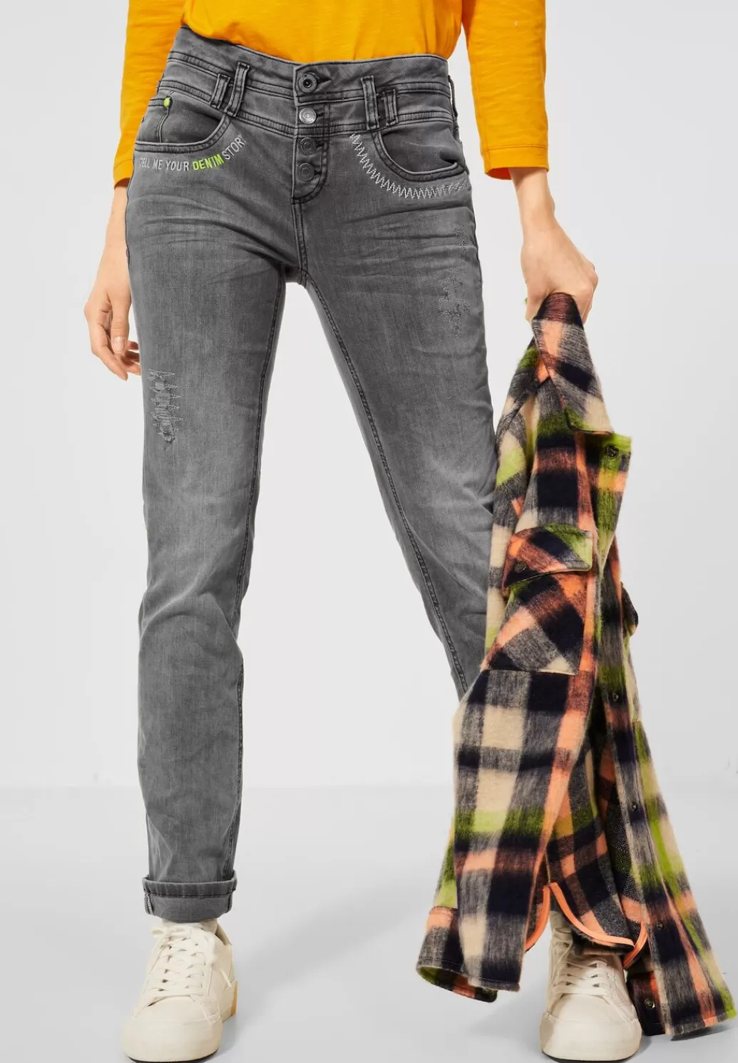 Street One Loose Fit Jeans Zum Krempeln^Damen Lange Jeans