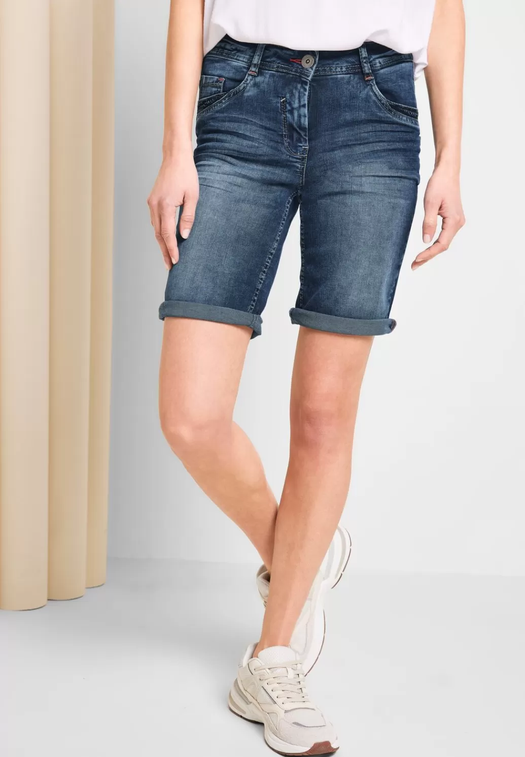 Street One Loose Fit Jeansshorts^Damen Kurze Jeans