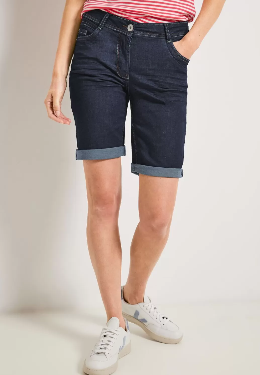 Street One Loose Fit Jeansshorts^Damen Kurze Jeans