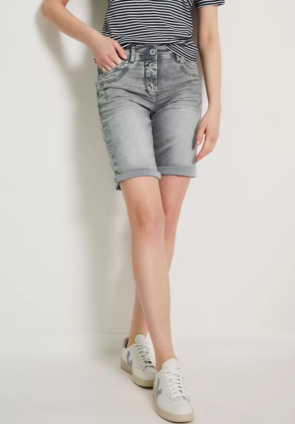 Street One Loose Fit Jeansshorts^Damen Kurze Jeans