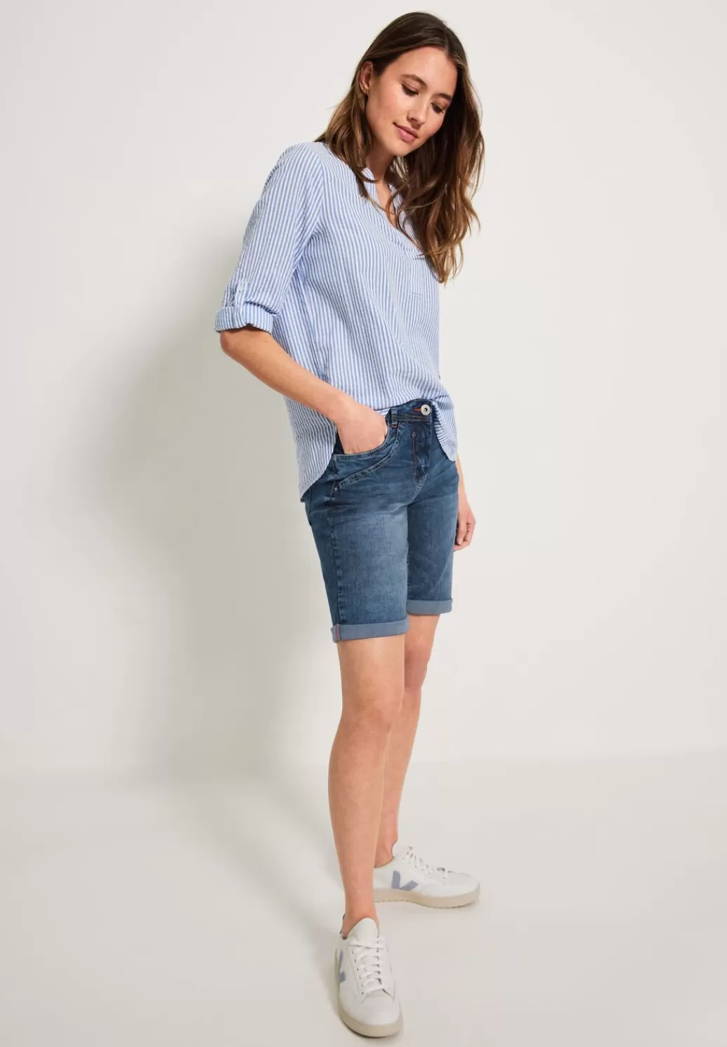 Street One Loose Fit Jeansshorts^Damen Kurze Jeans