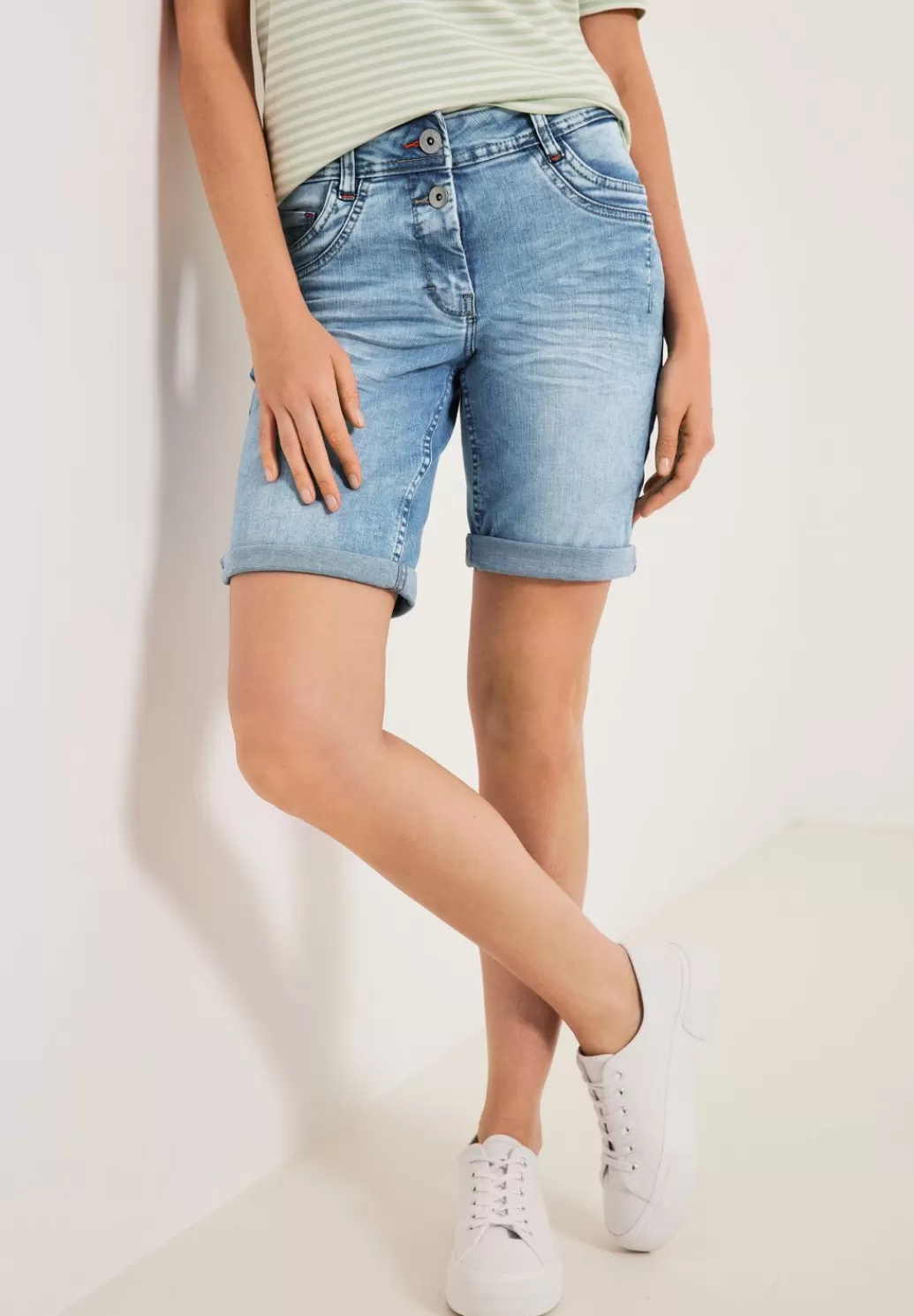 Street One Loose Fit Jeansshorts^Damen Kurze Jeans