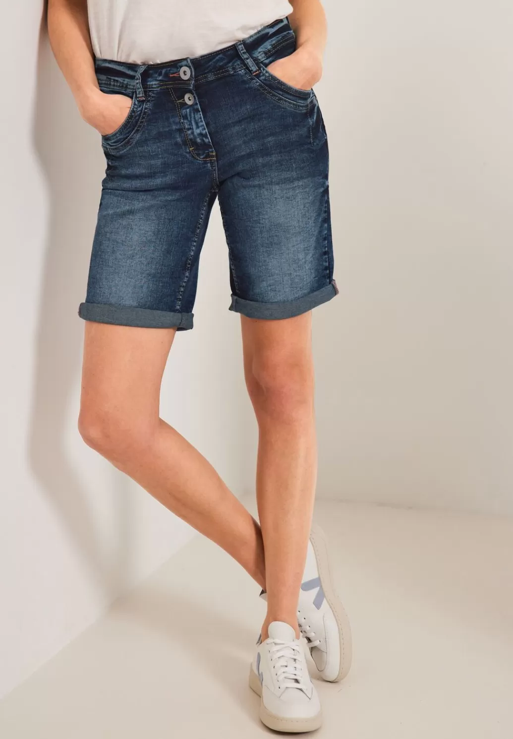 Street One Loose Fit Jeansshorts^Damen Kurze Jeans