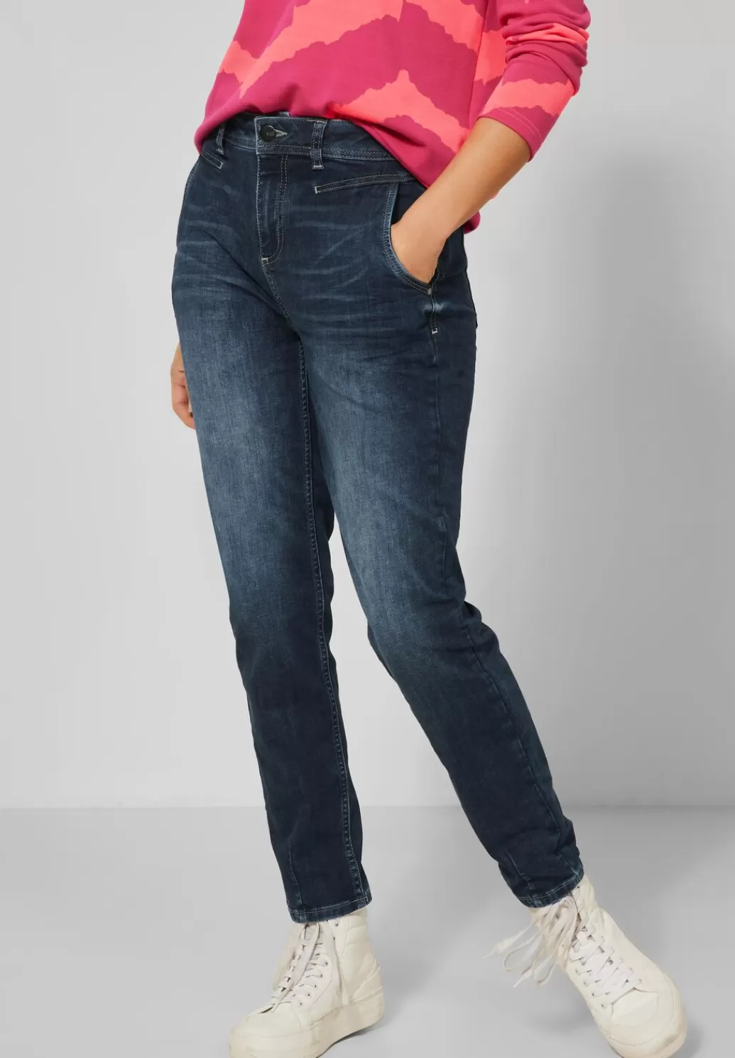 Street One Loose Fit Mom Jeans^Damen Lange Jeans