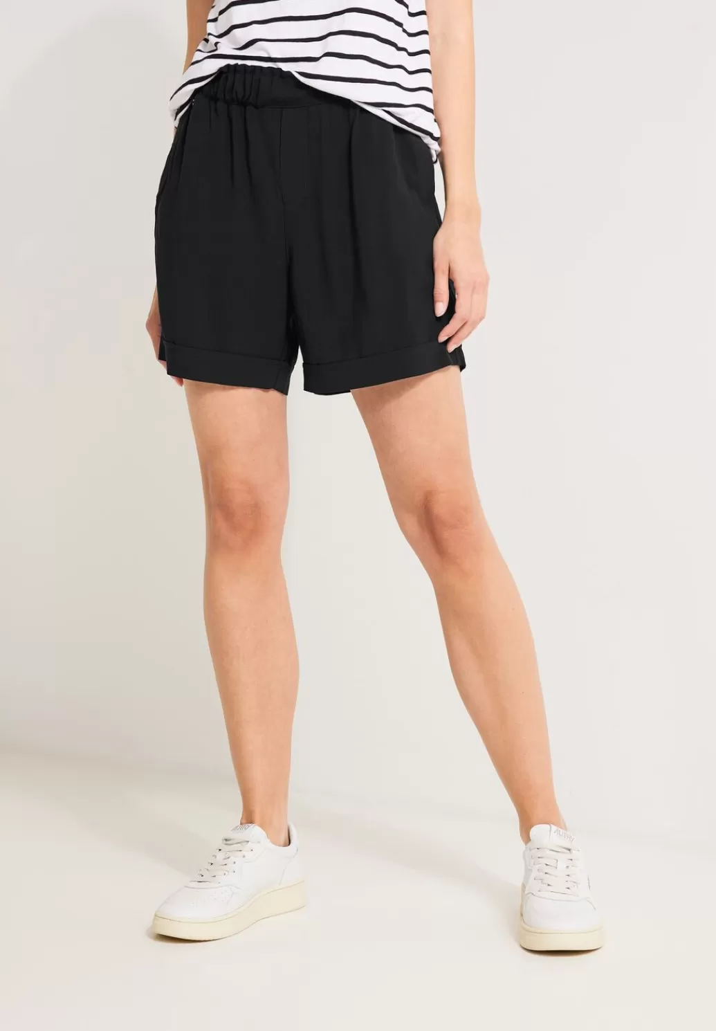 Street One Loose Fit Paperbag Shorts^Damen Kurze Hosen