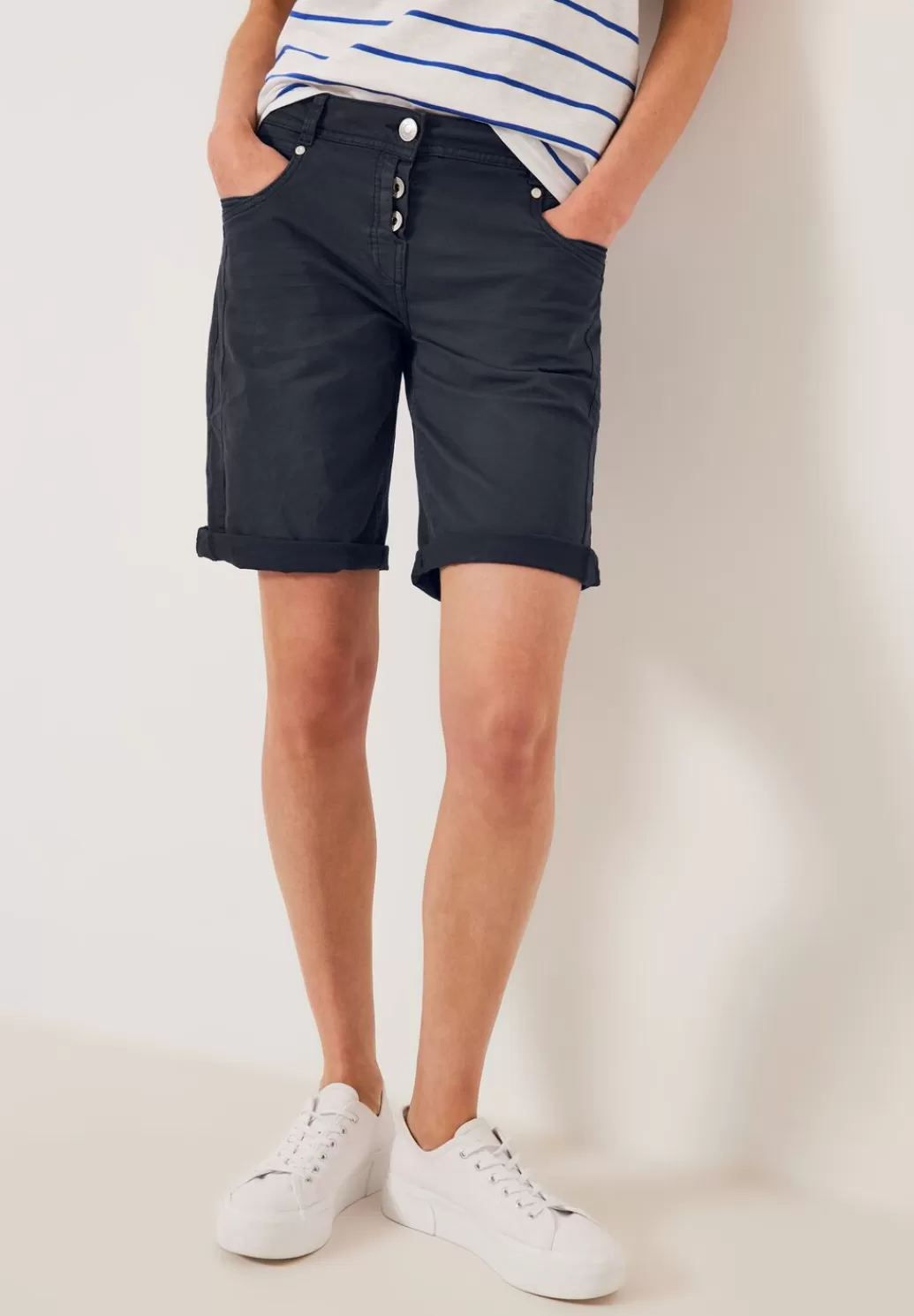 Street One Loose Fit Stretch Shorts^Damen Kurze Hosen