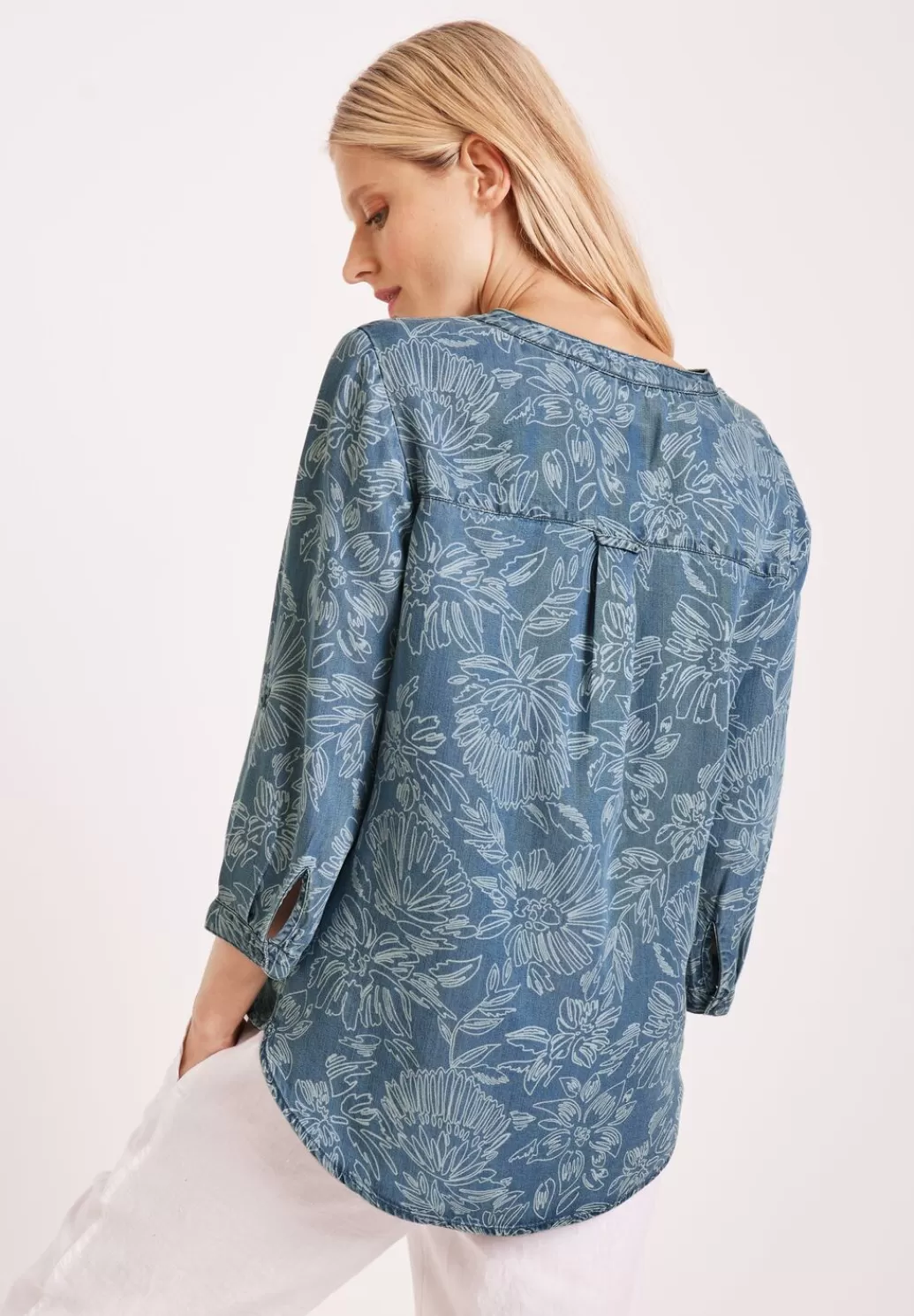 Street One Lyocellbluse Mit Blumenprint^Damen 3/4-Arm Blusen