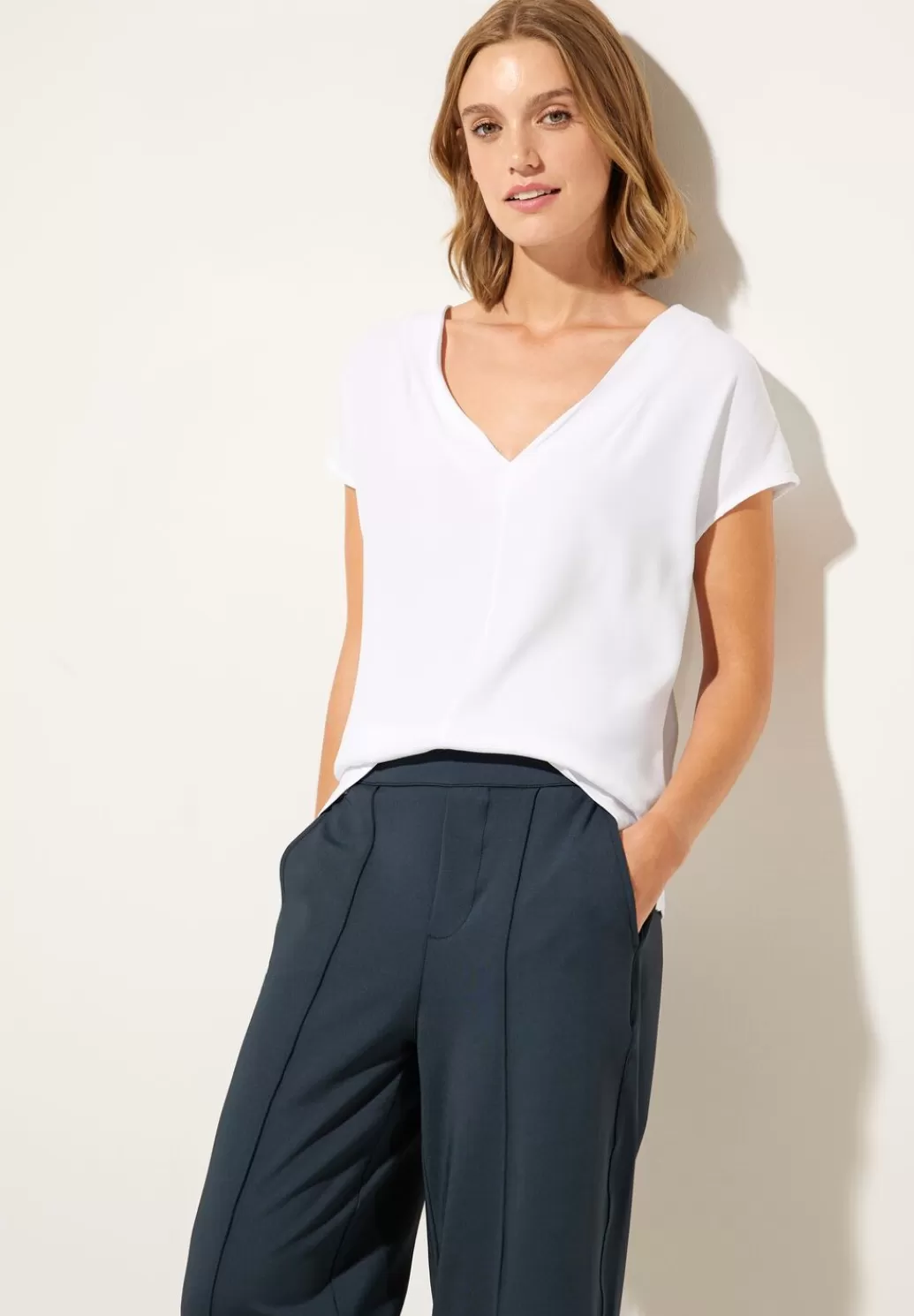 Street One Materialmix Shirt^Damen Shirts