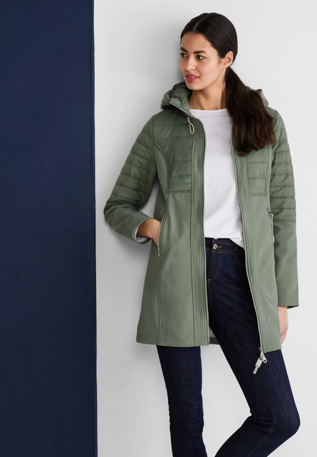 Street One Materialmix Softshelljacke^Damen Jacken