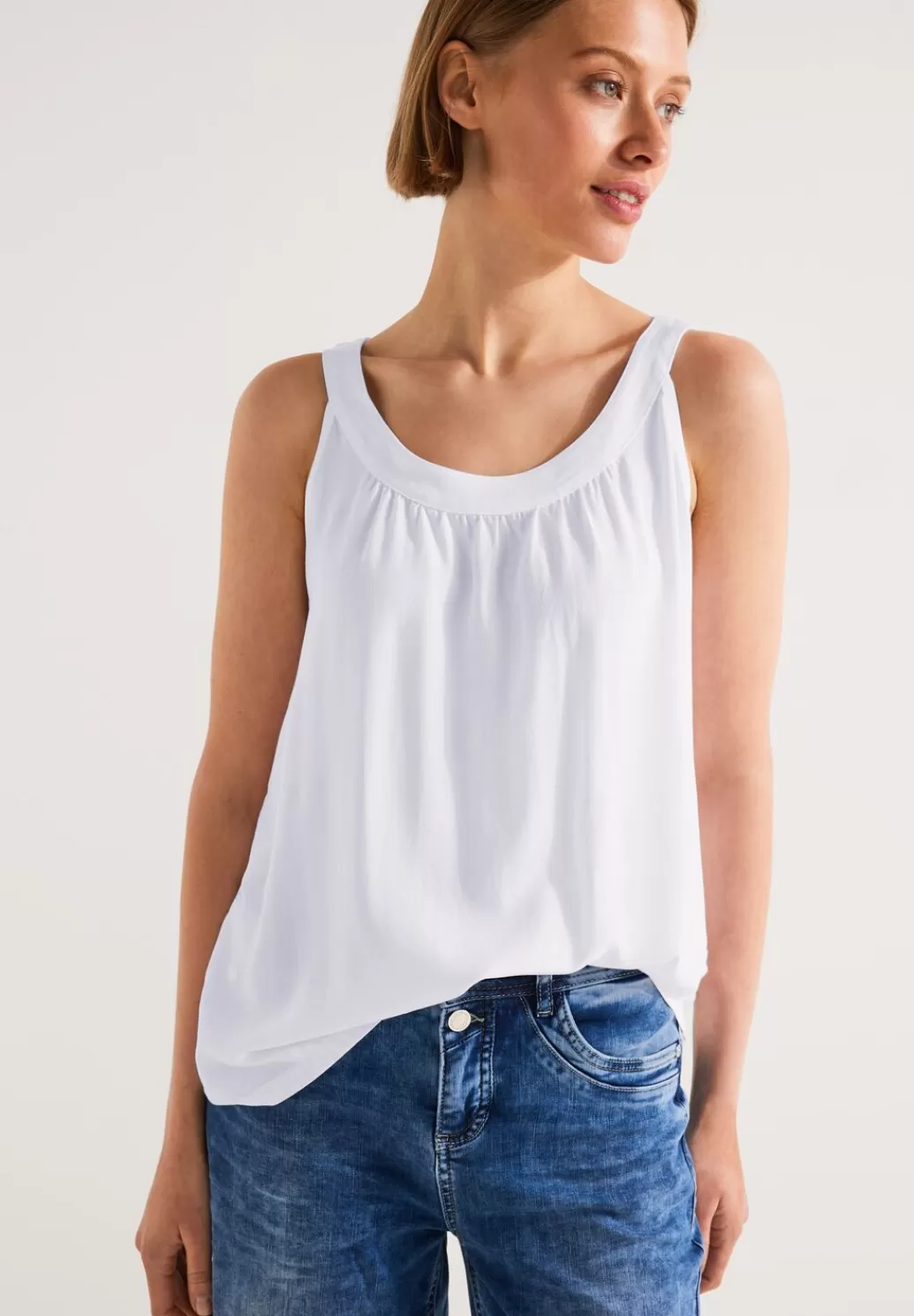 Street One Materialmix Top^Damen Tops