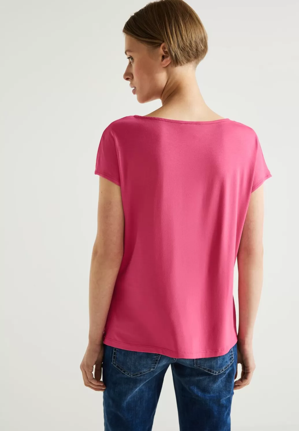 Street One Materialmixshirt Mit Cut-Out^Damen Shirts