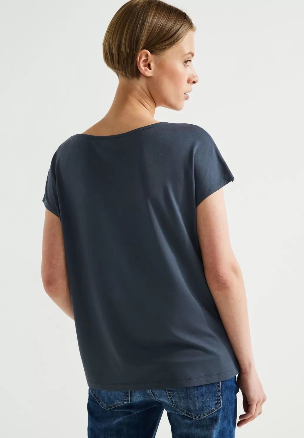 Street One Materialmixshirt Mit Cut-Out^Damen Shirts