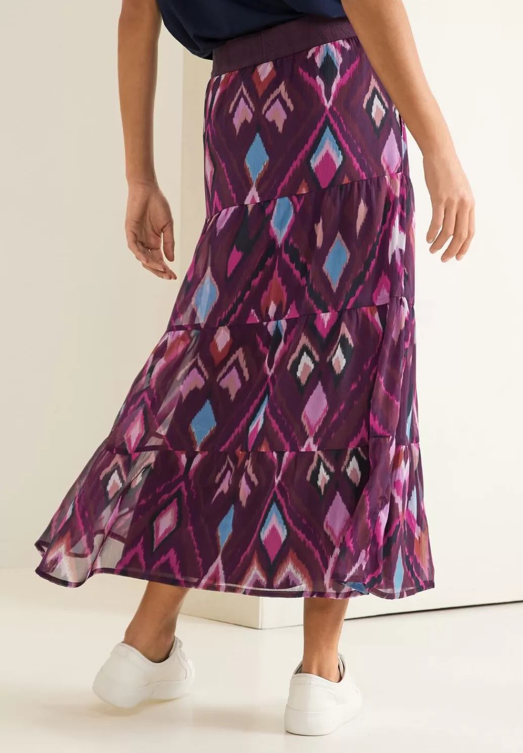 Street One Maxi Chiffonrock Mit Print^Damen Röcke