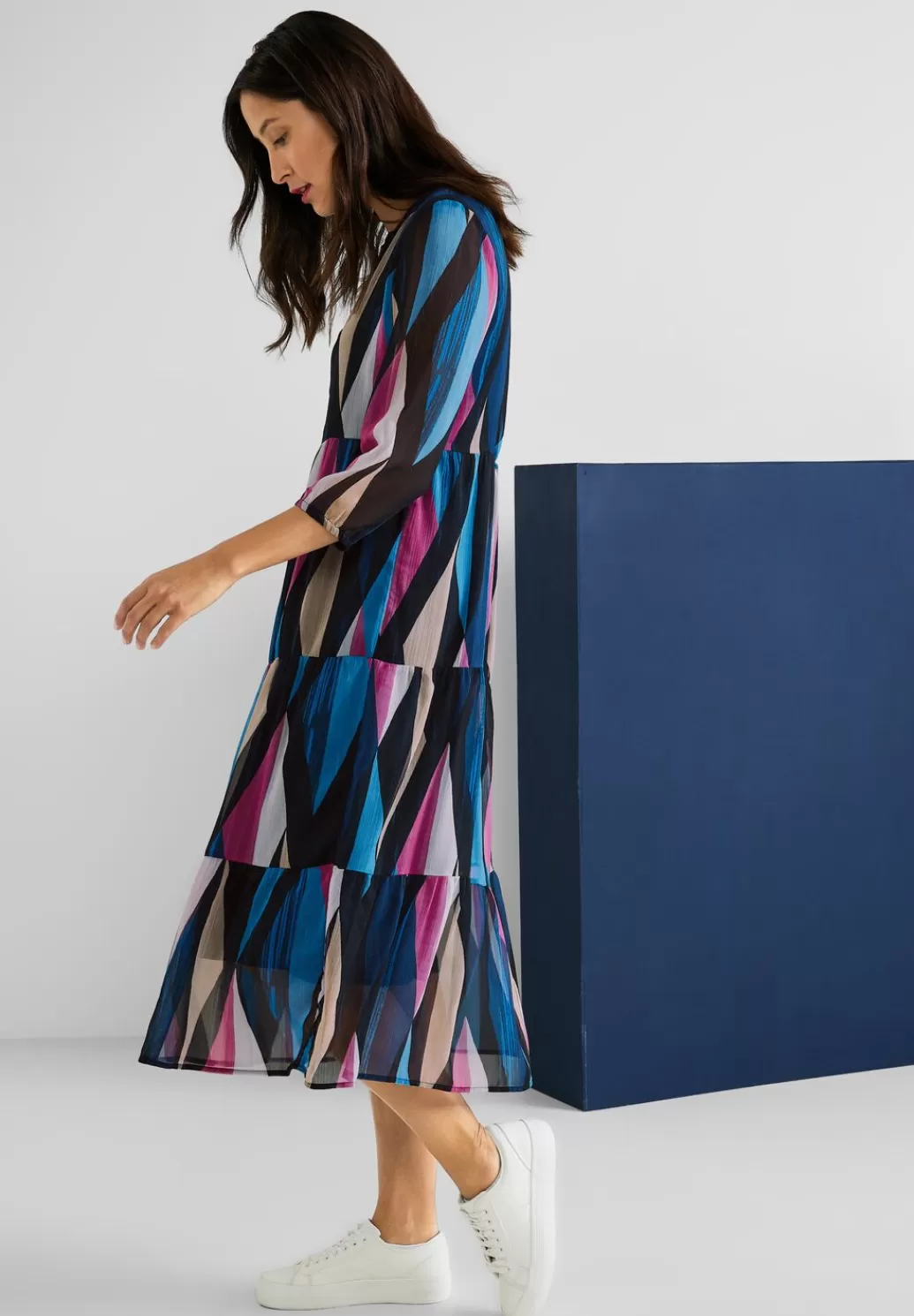 Street One Maxikleid Mit Rhombus Print^Damen Kleider