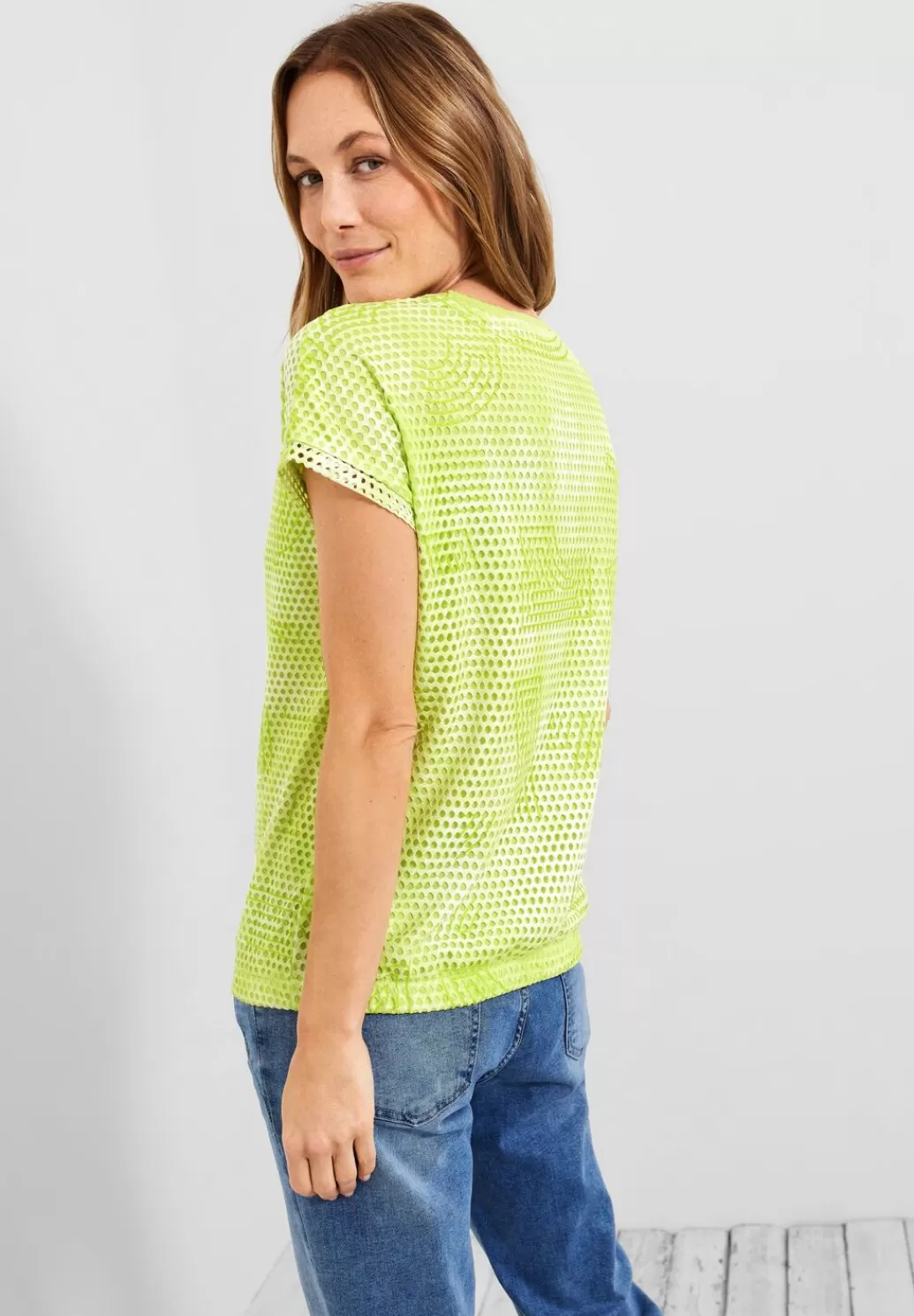 Street One Mesh Mix T-Shirt^Damen Shirts