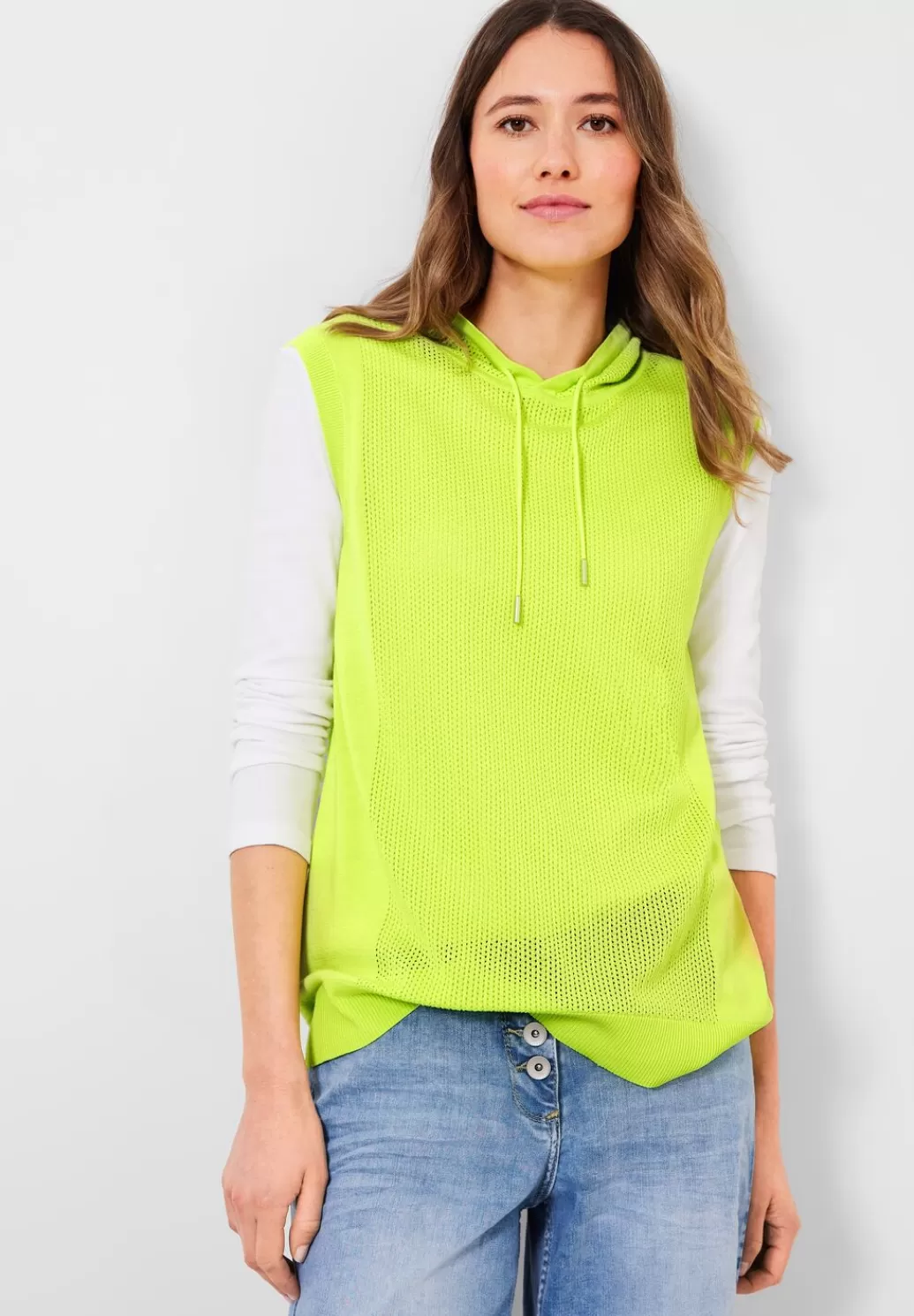 Street One Mesh Struktur Pullunder^Damen Pullover