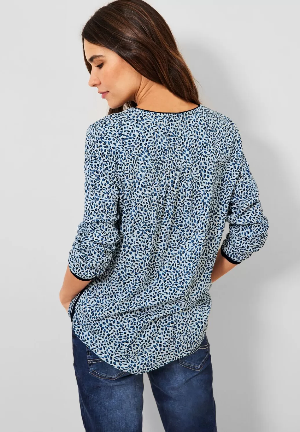 Street One Minimalmuster Bluse^Damen Langarm Blusen