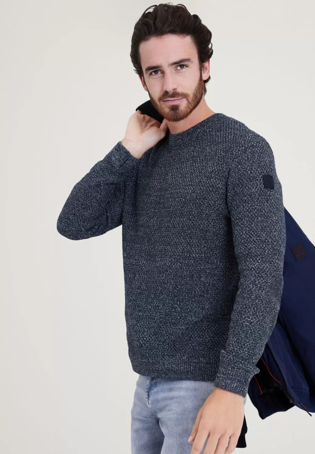 Street One Mouline Strickpullover^Herren Pullover & Strickjacken