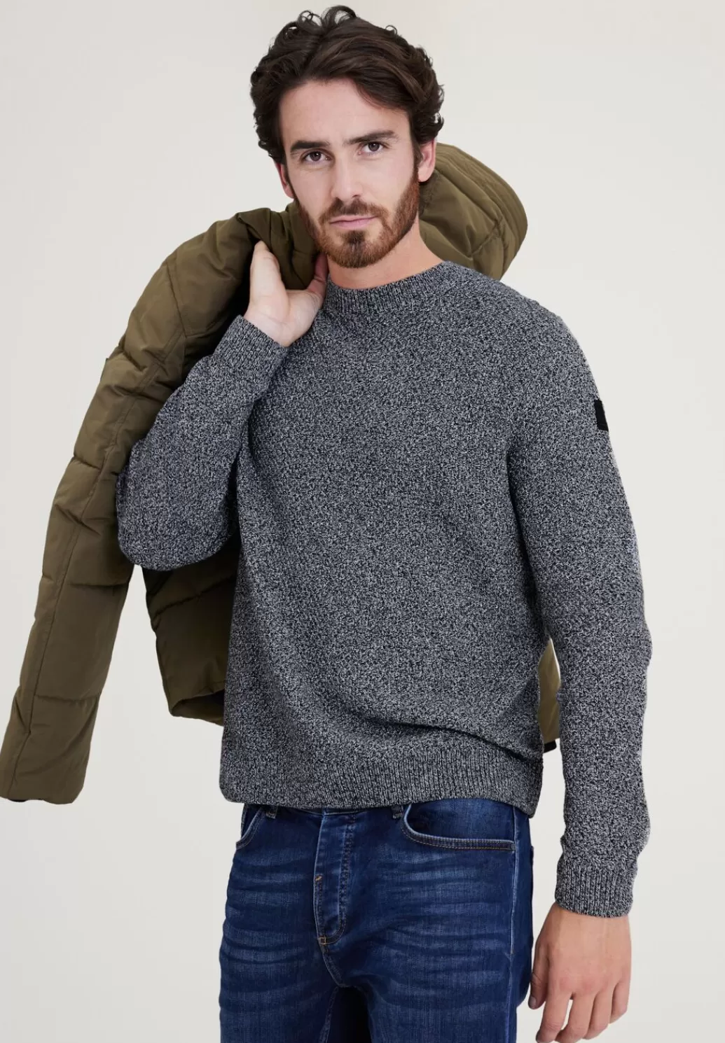 Street One Mouline Strickpullover^Herren Pullover & Strickjacken