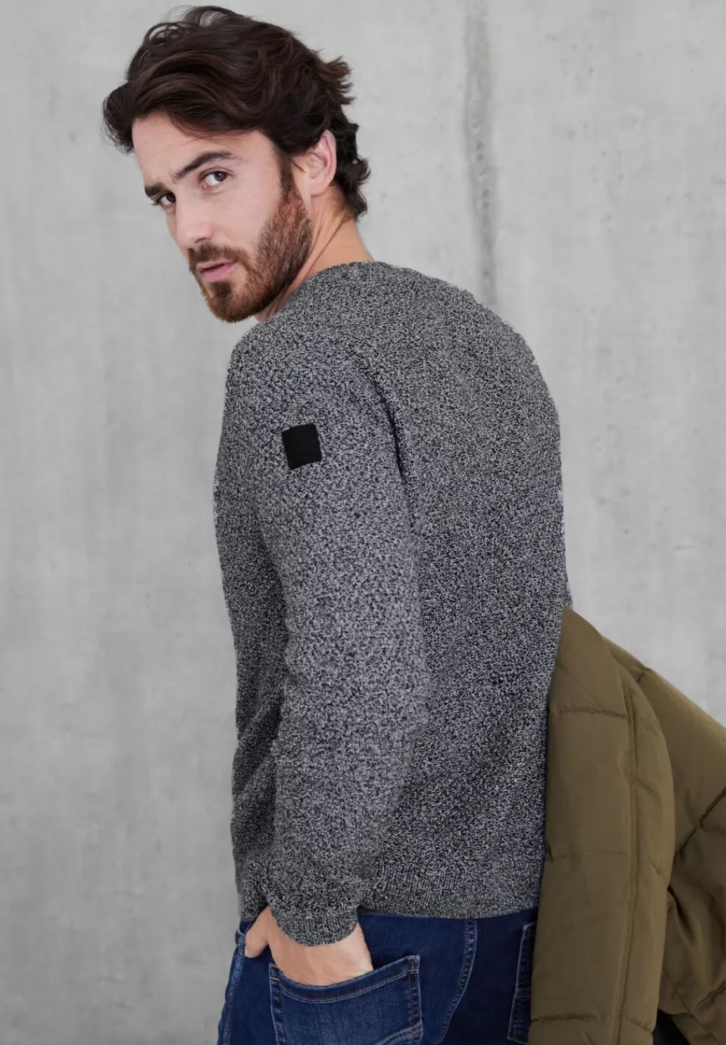 Street One Mouline Strickpullover^Herren Pullover & Strickjacken