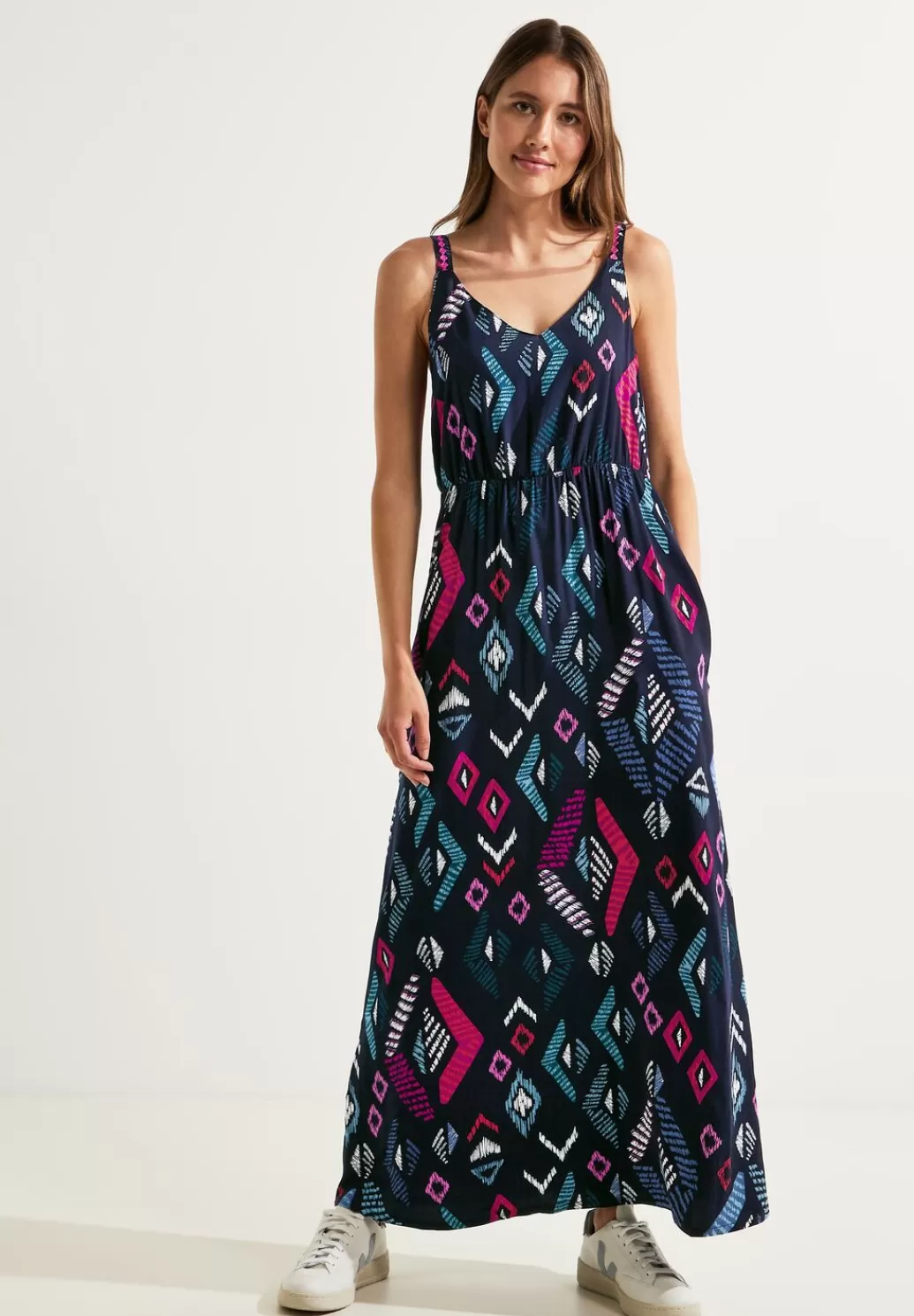 Street One Multicolor Maxi Kleid^Damen Kleider