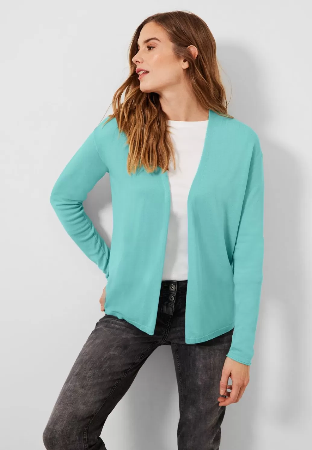 Street One Offener Basic Cardigan^Damen Strickjacken