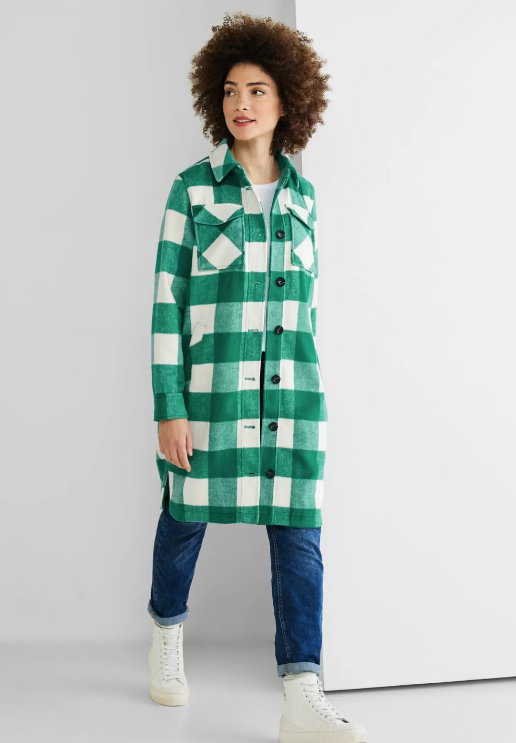 Street One Overshirt Mit Karomuster^Damen Jacken