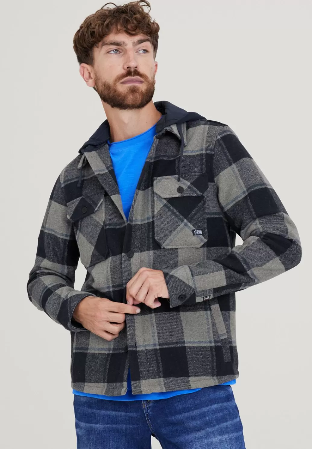 Street One Overshirt Mit Sweatkapuze^Herren Jacken