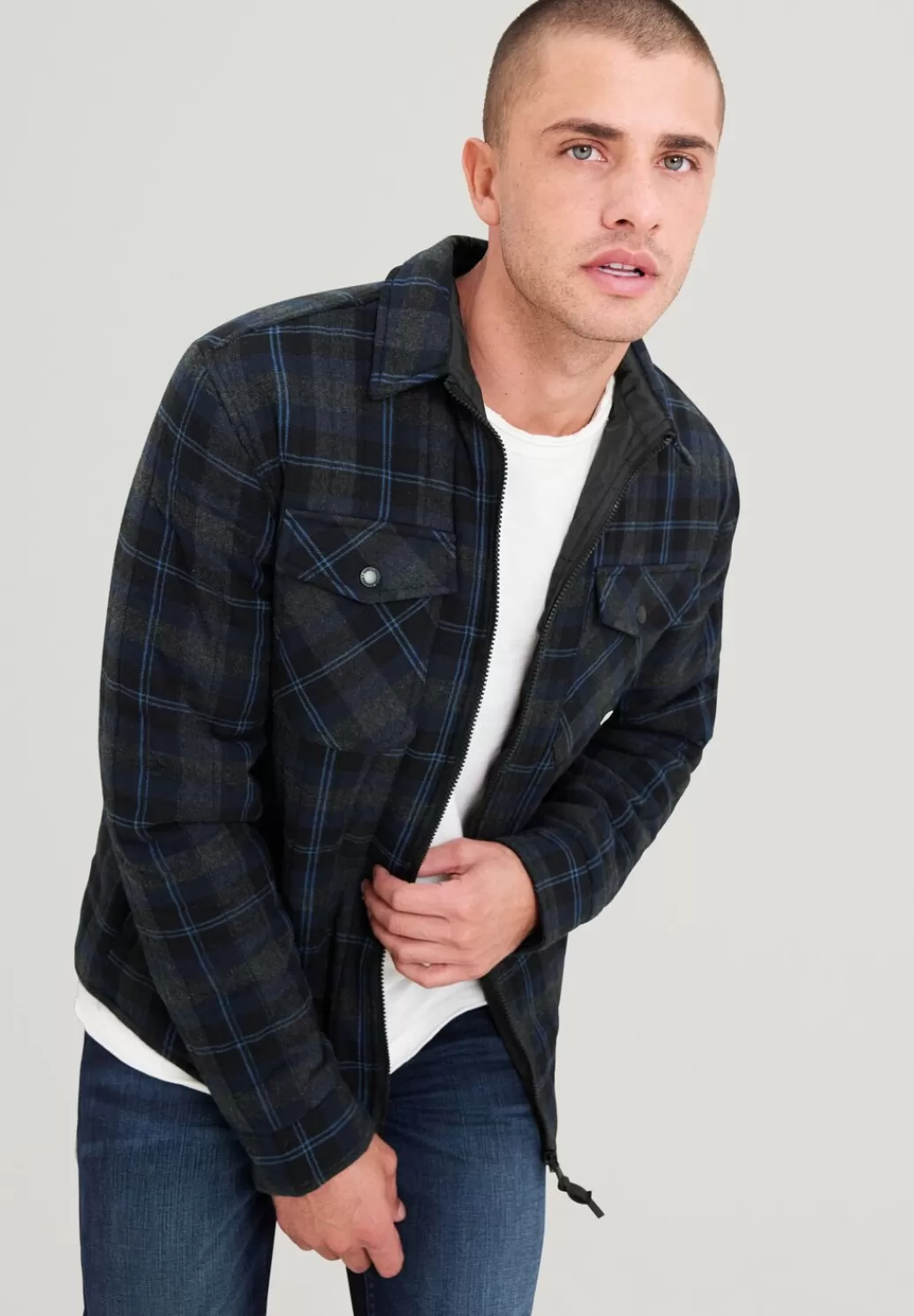 Street One Overshirt Mit Zippverschluss^Herren Jacken