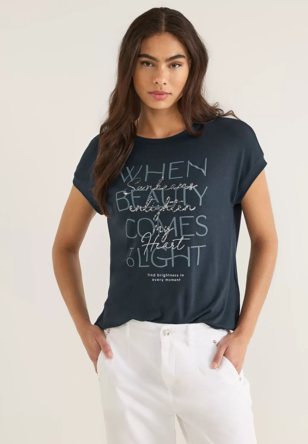 Street One Partprint T-Shirt^Damen Shirts