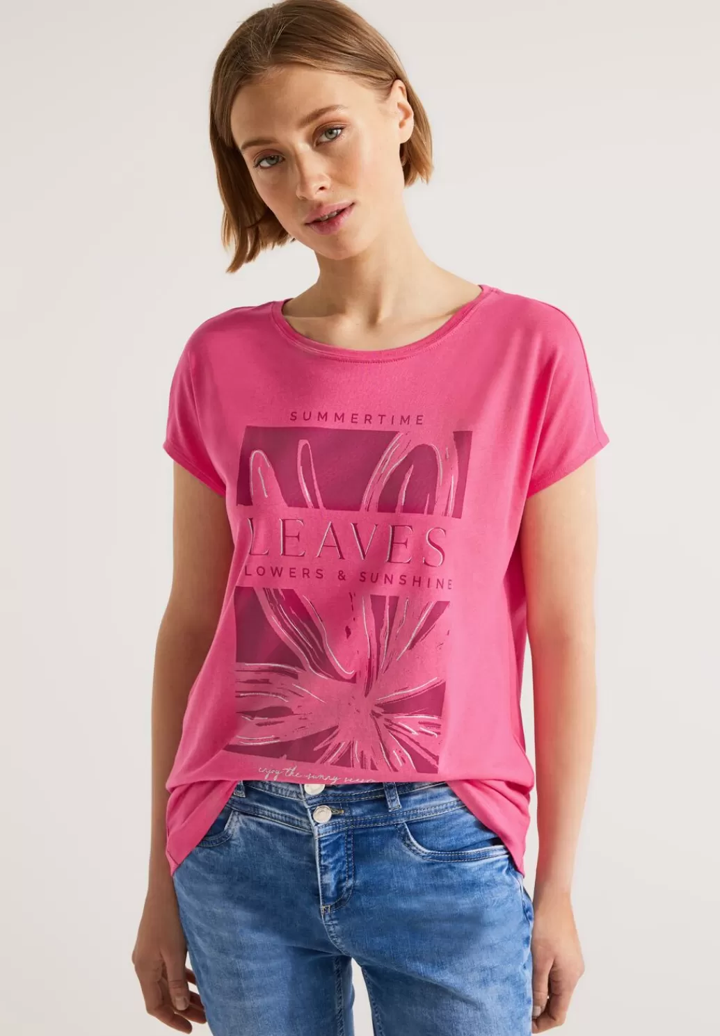 Street One Partprint T-Shirt^Damen Shirts