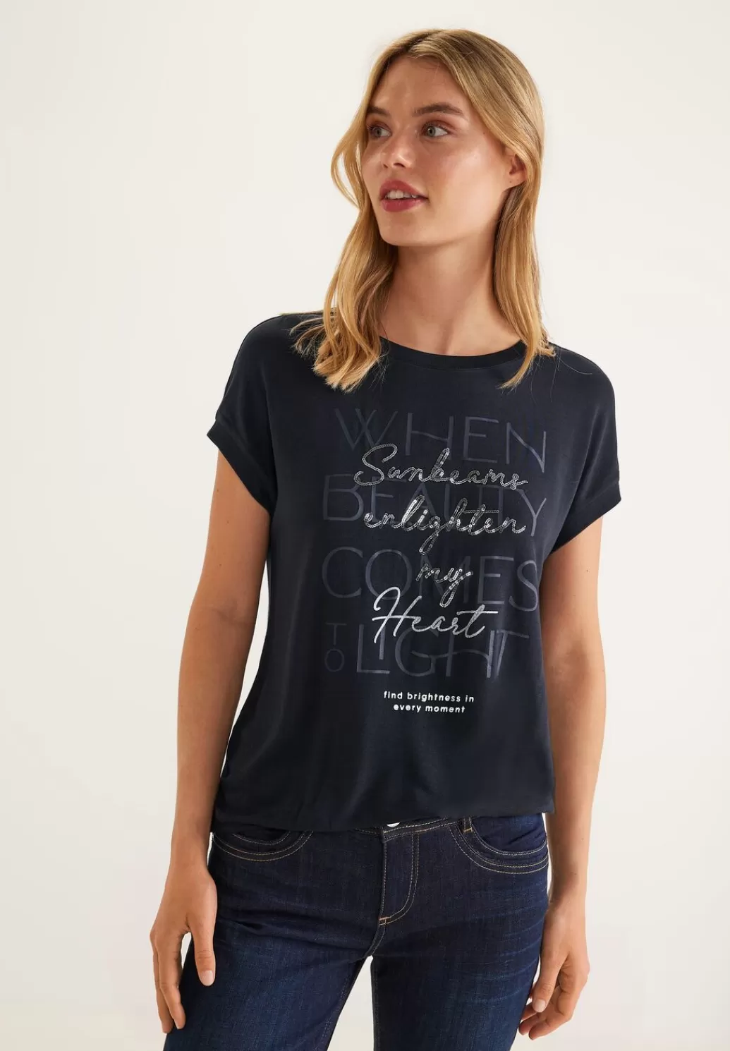 Street One Partprint T-Shirt^Damen Shirts