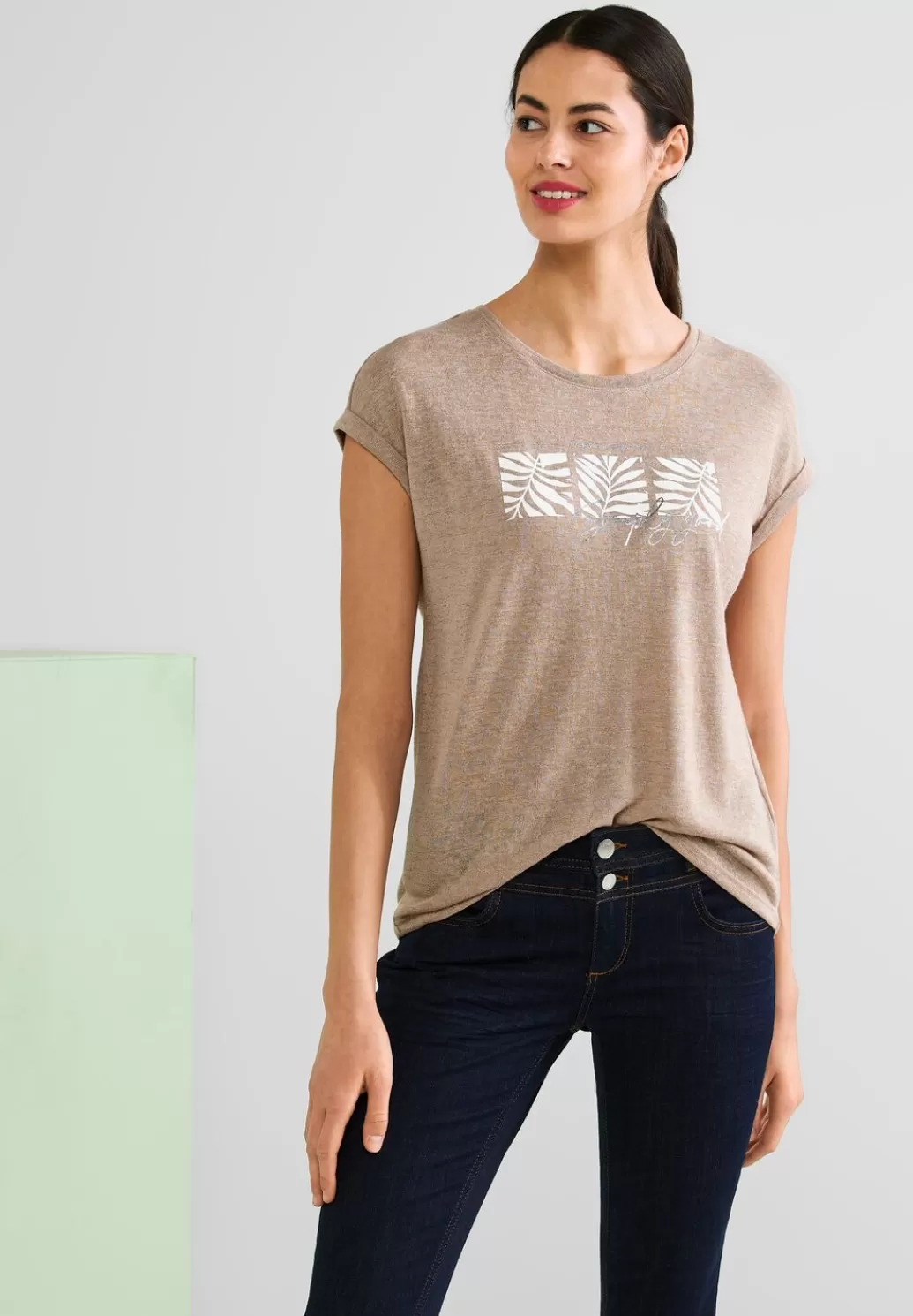 Street One Partprint T-Shirt^Damen Shirts