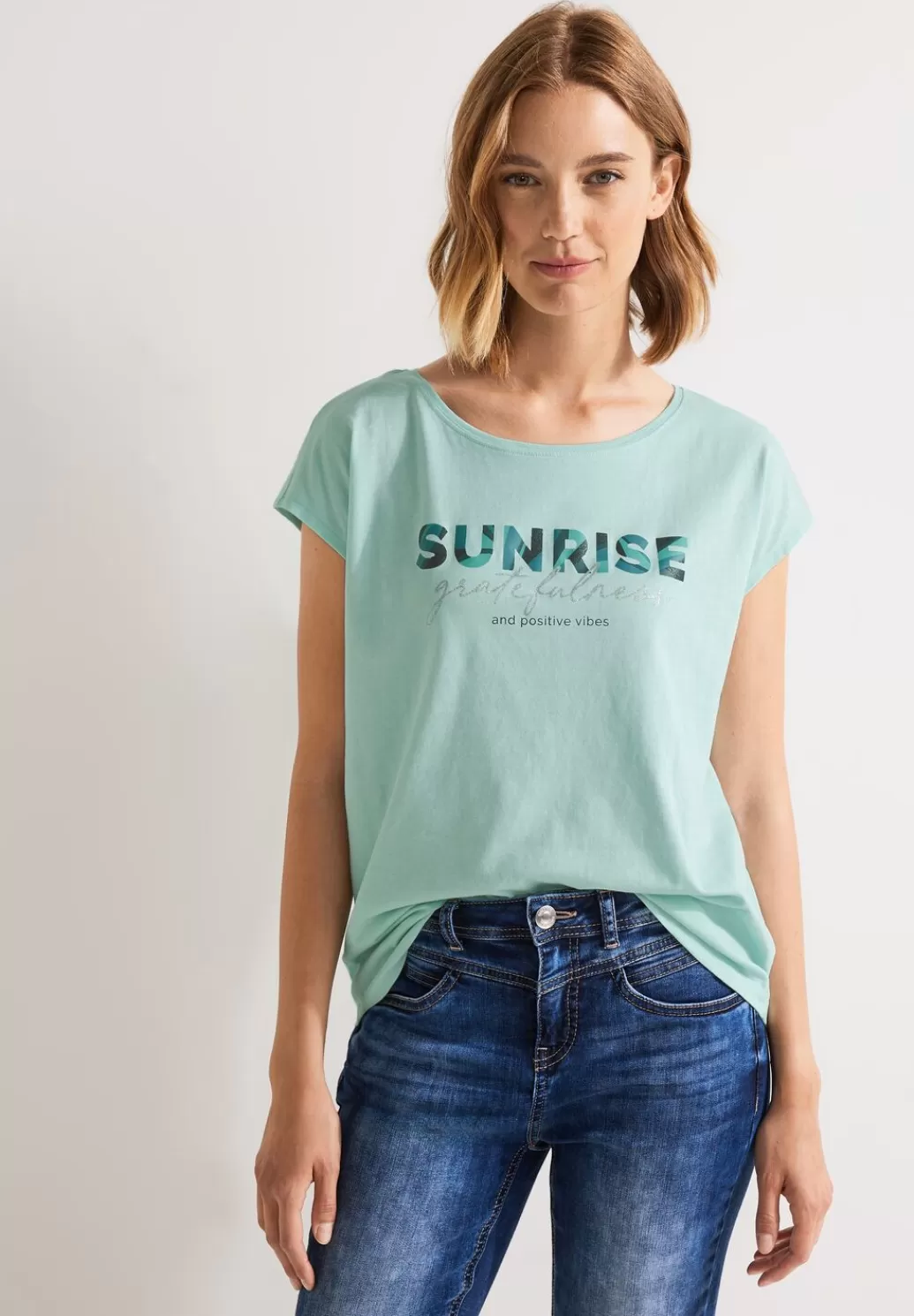 Street One Partprint T-Shirt^Damen Shirts